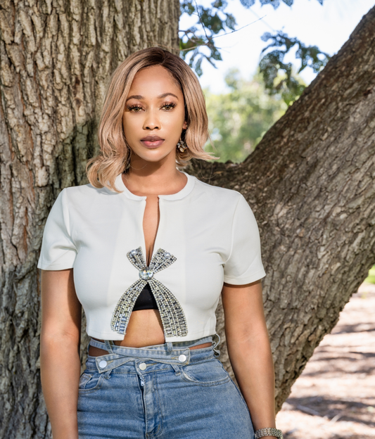 TIERA CROP TOP (WHITE)