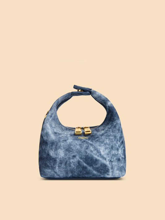 Vienna Top Handle Bag - Deep Blue