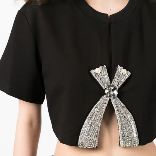 TIERA CROP TOP (BLACK)