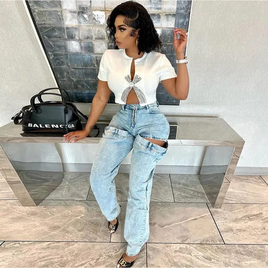 TIERA CROP TOP (WHITE)