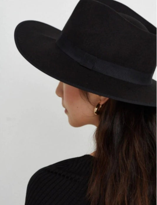 “FOREVER FEDORA” HAT (Black)