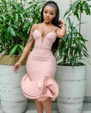 “BARDI DEEP” V DRESS