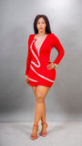 ELISE MINI DRESS (Red)