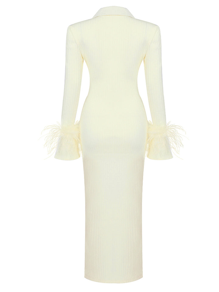 Valea Sweater Dress (Ivory)