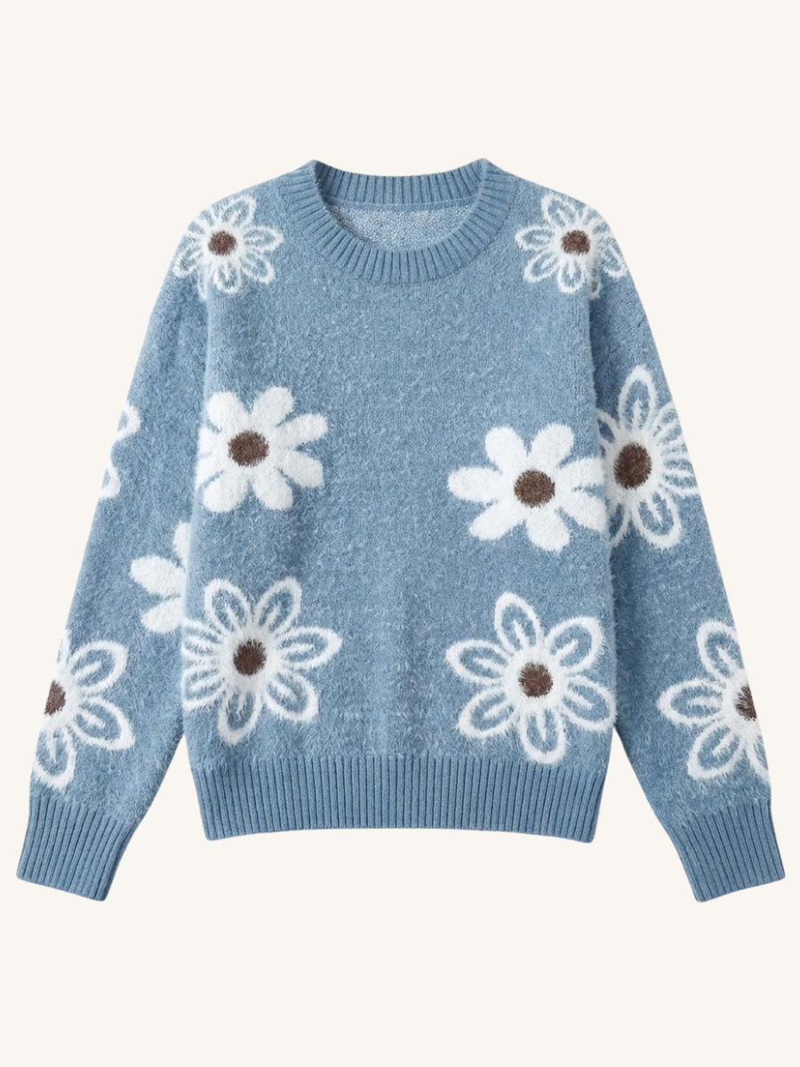 FLORAL SWEATER