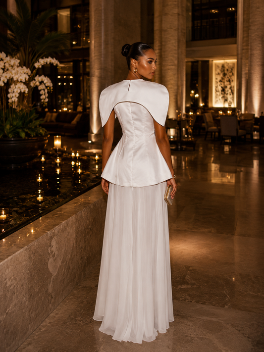 NAVA THREE PIECE SET IN WHITE