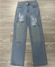 ELEGANT LIGHT DENIM JEANS