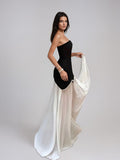 MONROE NOIR PEARL GOWN