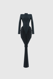 ANNA MAXI DRESS IN BLACK