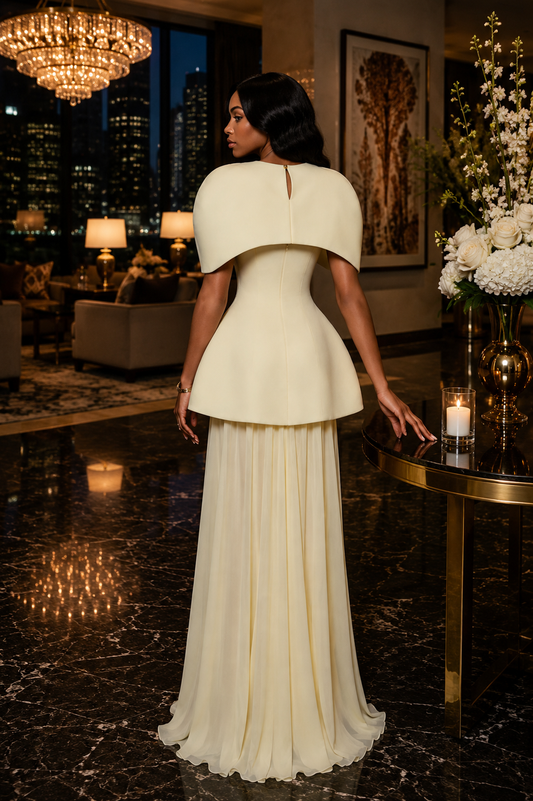 NAVA THREE PIECE SET IN YELLOW