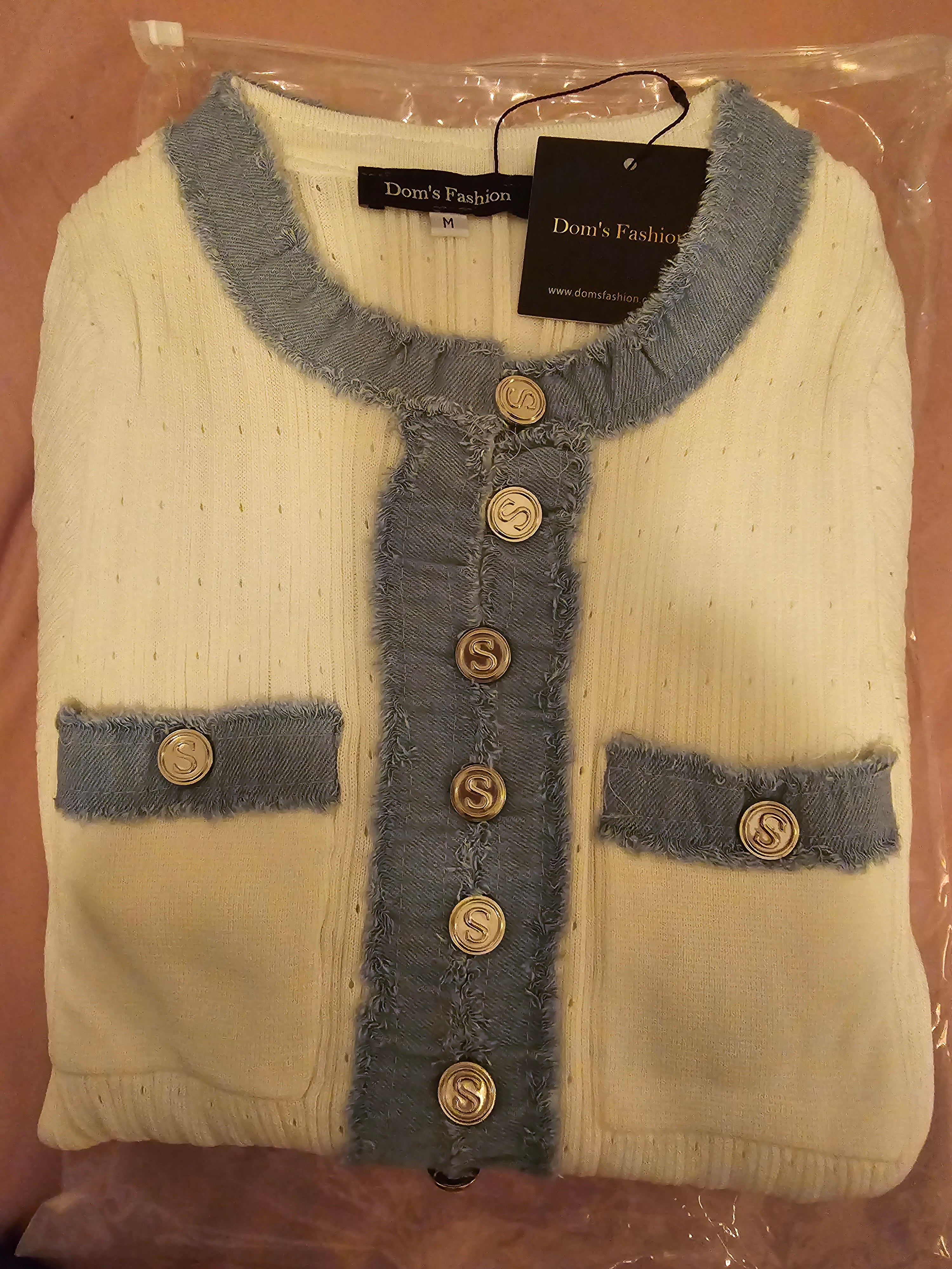 SHENAIE KNITTED DRESS IN WHITE
