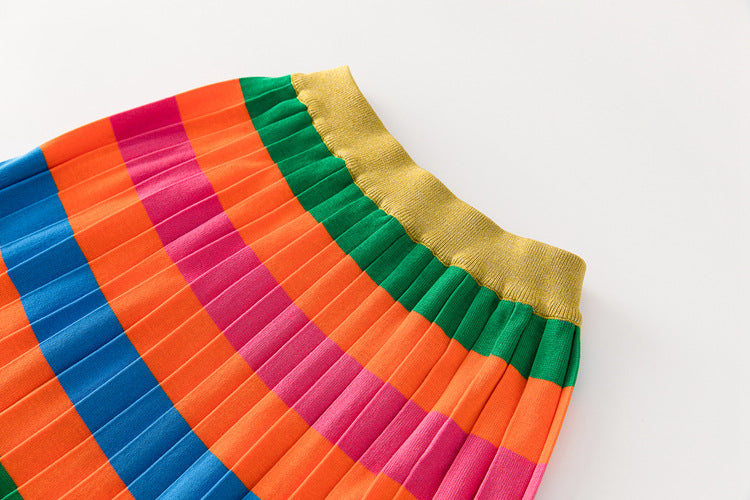 SUNNY STRIPED SKIRT SET