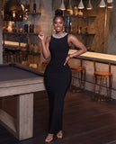 NOIR CRYSTELLE GOWN
