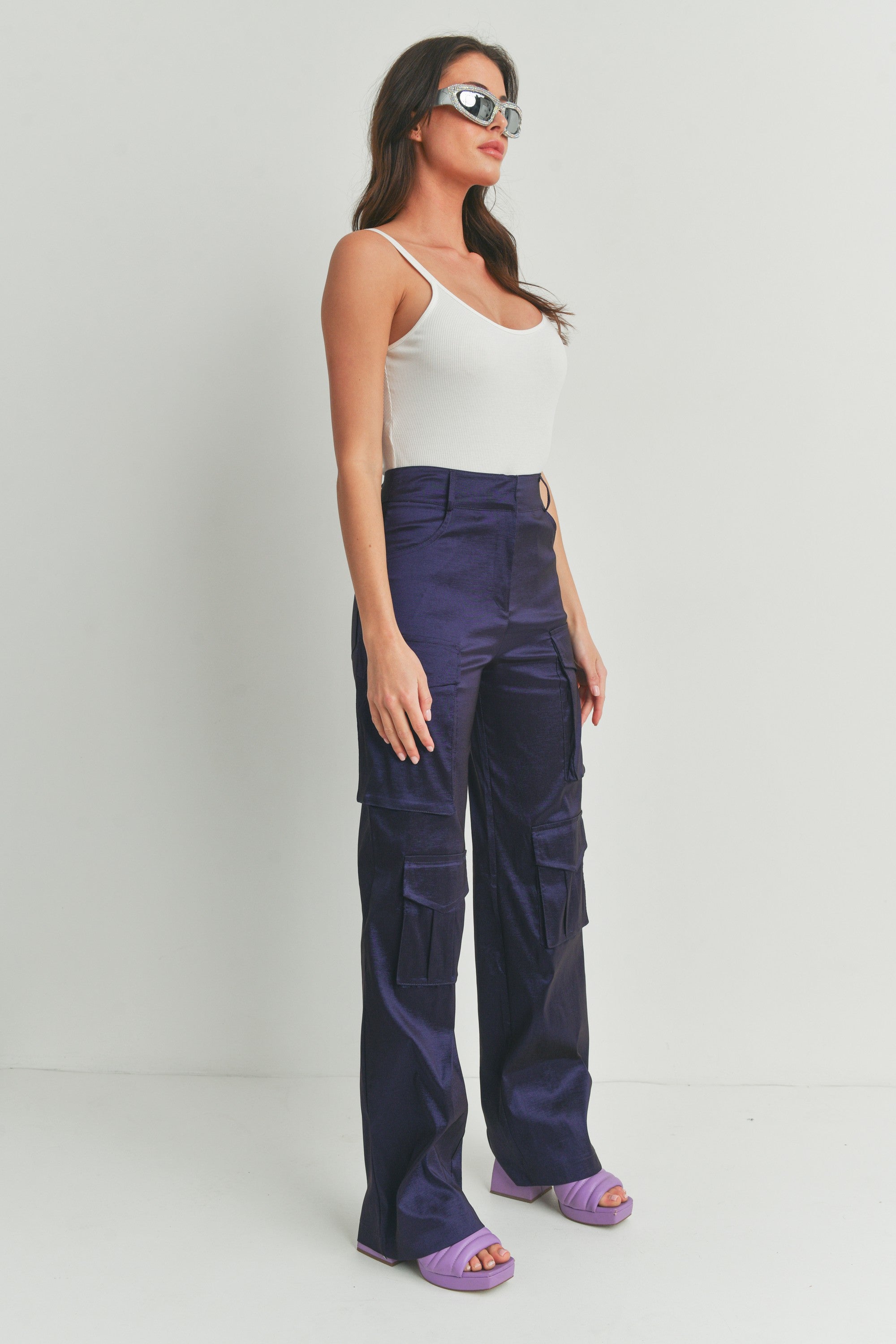 Posh Cargo Pants (Navy)