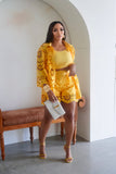 DESIRE SHORTS SET (YELLOW)