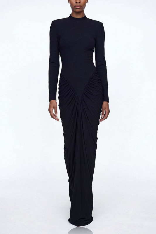ANNA MAXI DRESS IN BLACK