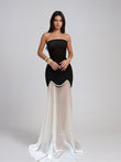 MONROE NOIR PEARL GOWN
