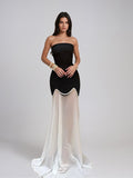 MONROE NOIR PEARL GOWN