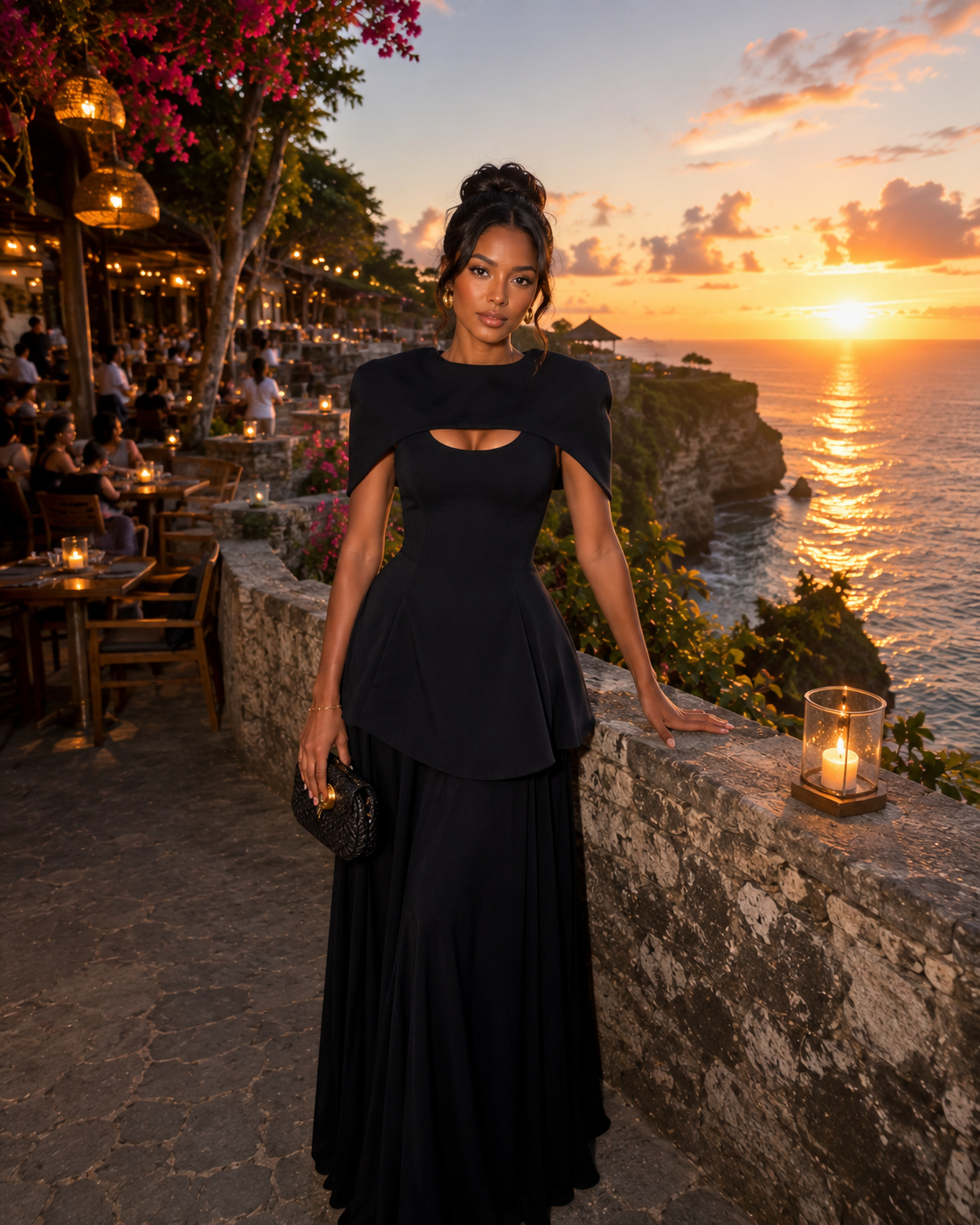 NAVA THREE PIECE SET IN BLACK