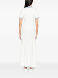 SHENAIE KNITTED DRESS IN WHITE