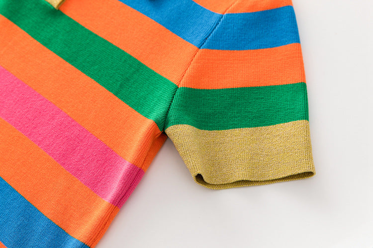 SUNNY STRIPED SKIRT SET