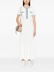 SHENAIE KNITTED DRESS IN WHITE