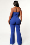 BILLIE ASYMMETRICAL GOLD BUTTON JUMPSUIT