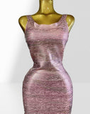 AURELIA PINK BANDAGE MAXI DRESS