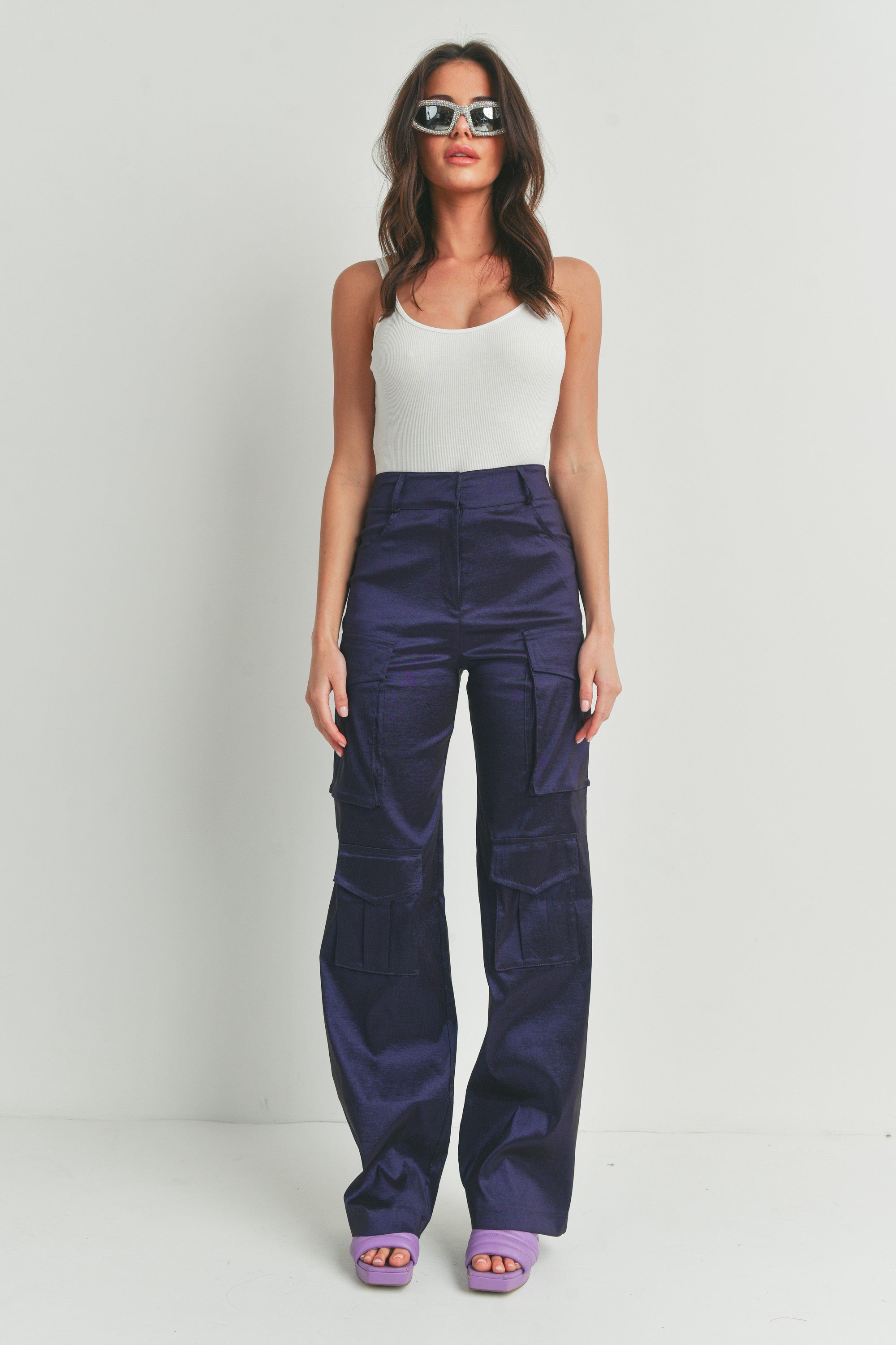 Posh Cargo Pants (Navy)