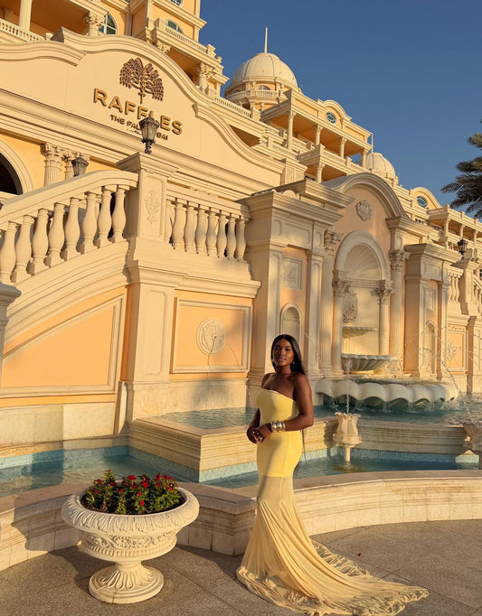 DELICIA STRAPLESS MAXI DRESS