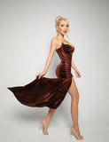 VIRTUOU || MINI DRESS (Brown)