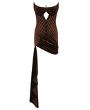 VIRTUOU || MINI DRESS (Brown)